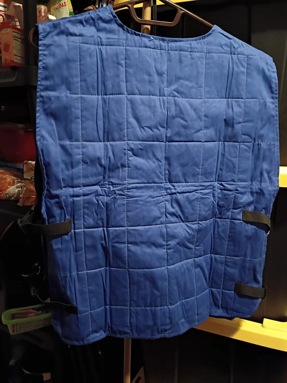 Men’s Blue Quilted Cooling Field Vest